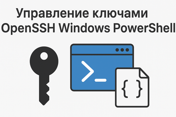 Управление ключами OpenSSH Windows PowerShell